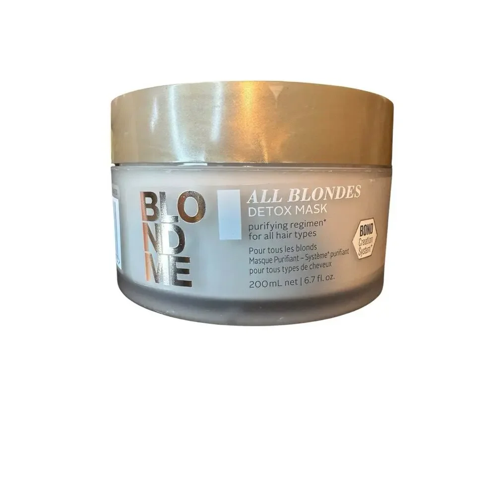 Lot of 4Schwarzkopf Professional BlondMe All Blondes Purifying Detox Mask 200ml